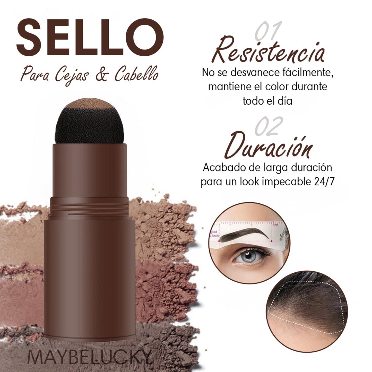 CEJAS DEFINIDAS EN SEGUNDOS CON EL SELLO 2 EN 1 FÁCIL, RÁPIDO Y SIN ERRORES