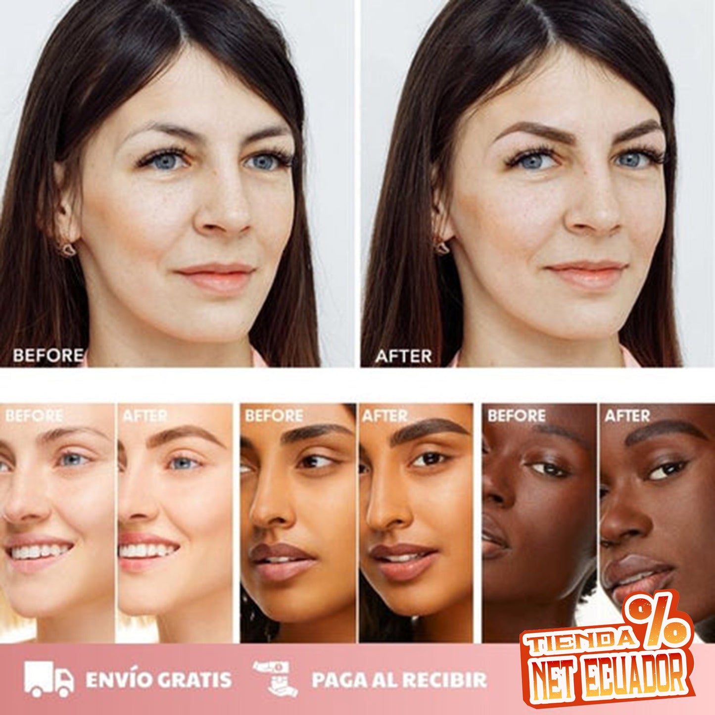 CEJAS DEFINIDAS EN SEGUNDOS CON EL SELLO 2 EN 1 FÁCIL, RÁPIDO Y SIN ERRORES