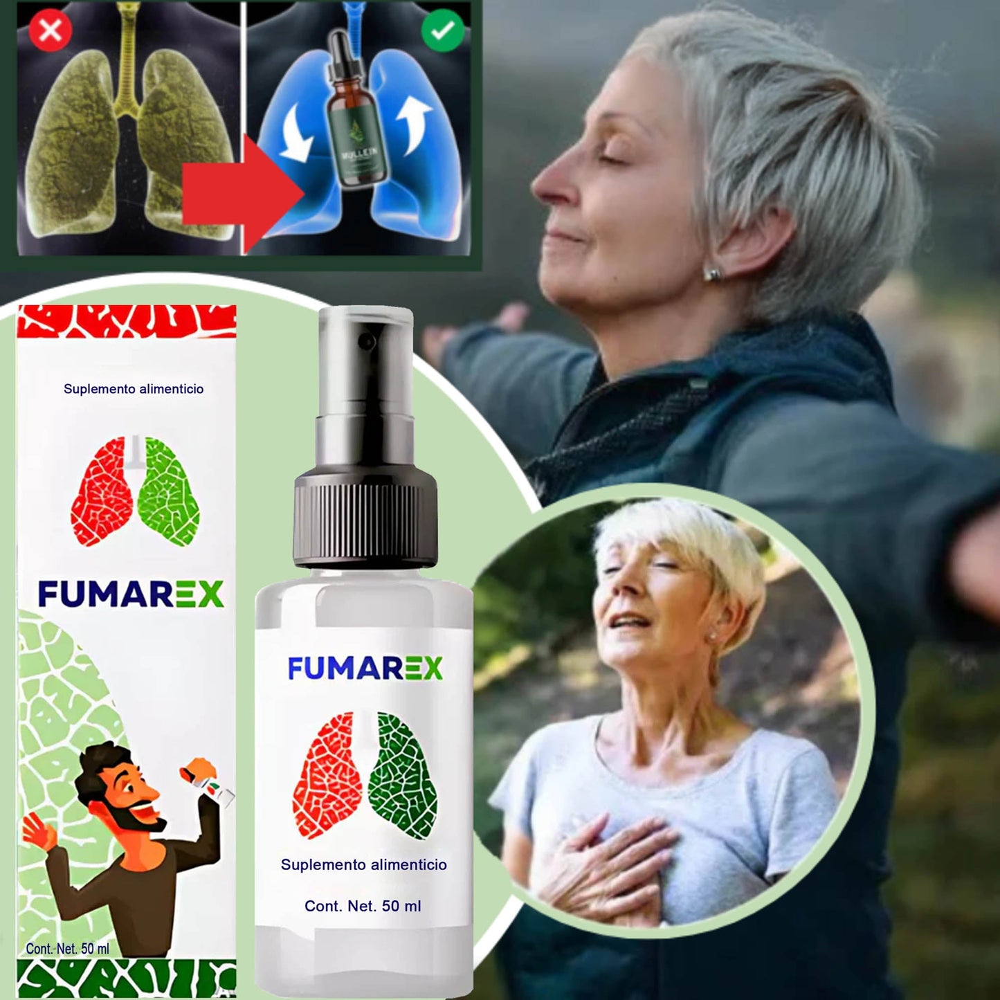 🫁FUMAREX: Dale un respiro a tus pulmones