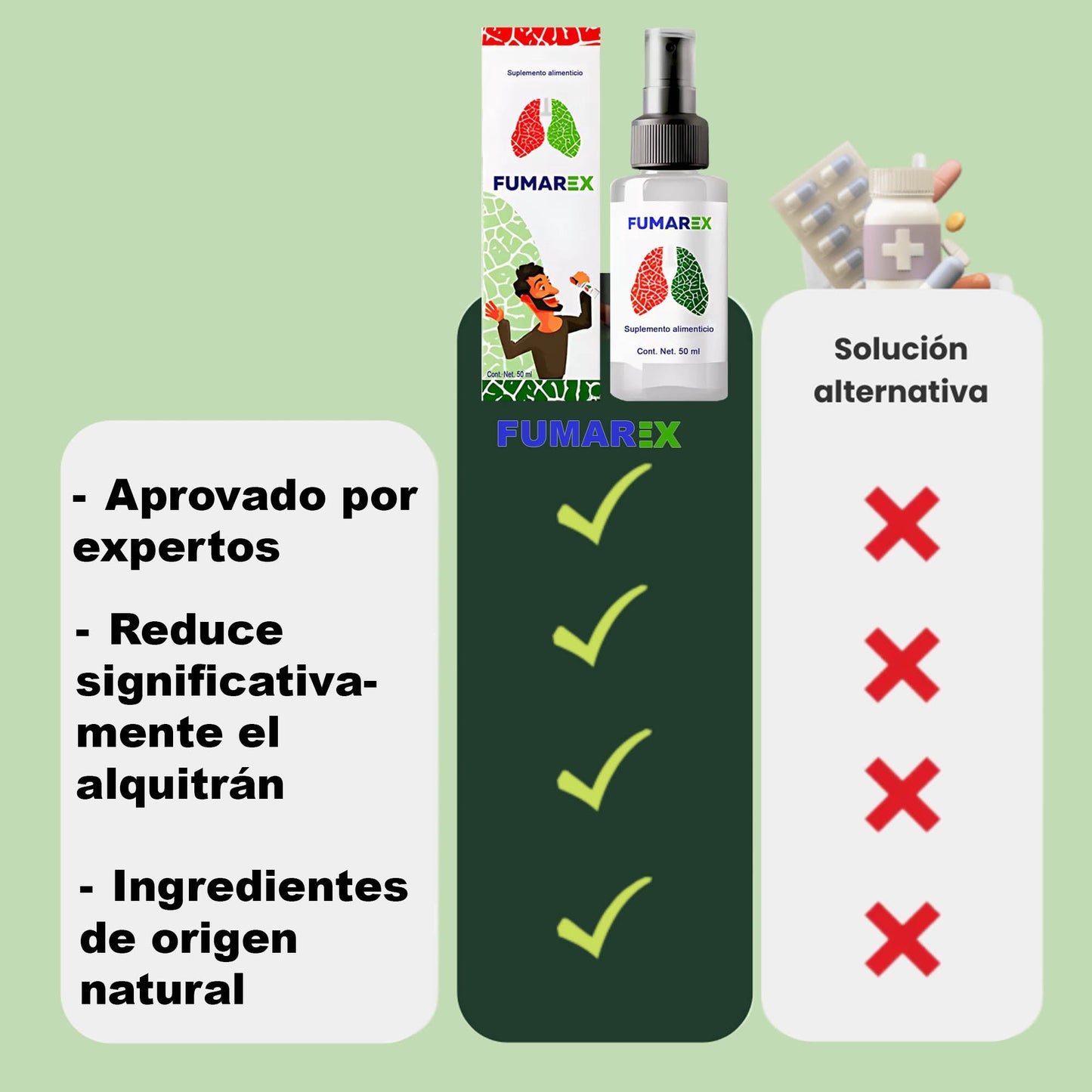 🫁FUMAREX: Dale un respiro a tus pulmones