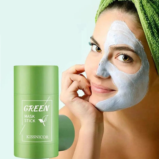 VITAGREEN – Pack de 3 Mascarillas Faciales en Barra con Té Verde 🍃 | Piel Radiante y Fresca