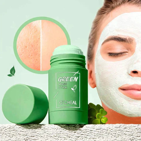 VITAGREEN – Pack de 3 Mascarillas Faciales en Barra con Té Verde 🍃 | Piel Radiante y Fresca