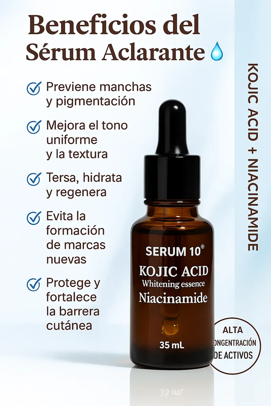KIT FACIAL CON ÁCIDO KÓJICO + NIACINAMIDA: LIMPIEZA Y TRATAMIENTO EN UN  SOLO COMBO