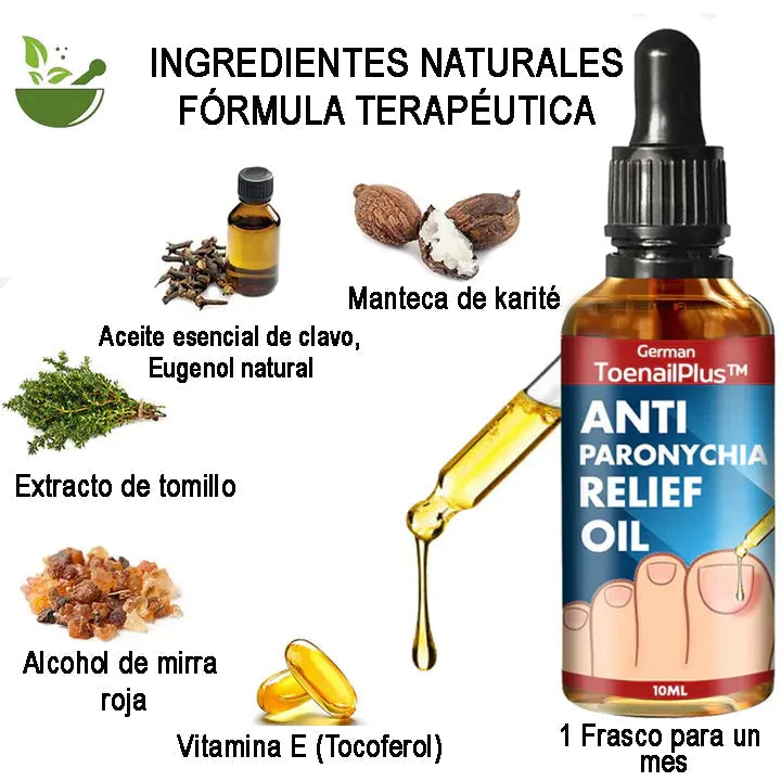 ACEITE ALEMÁN REPARADOR DE UÑAS ToenailPlus™ – FÓRMULA CONTRA HONGOS E INFECCIONES