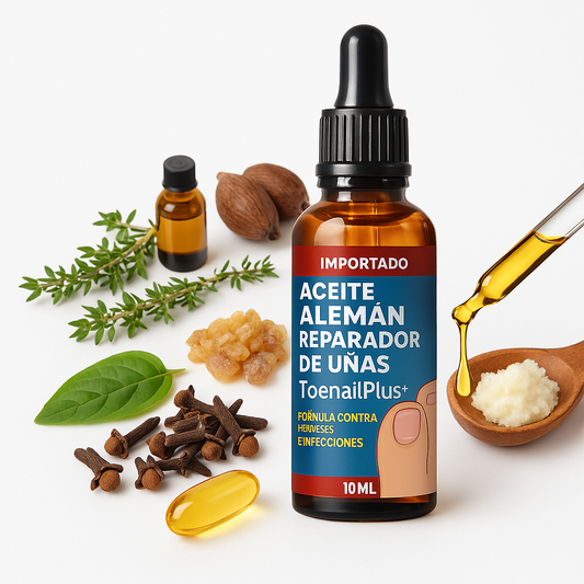 ACEITE ALEMÁN REPARADOR DE UÑAS ToenailPlus™ – FÓRMULA CONTRA HONGOS E INFECCIONES