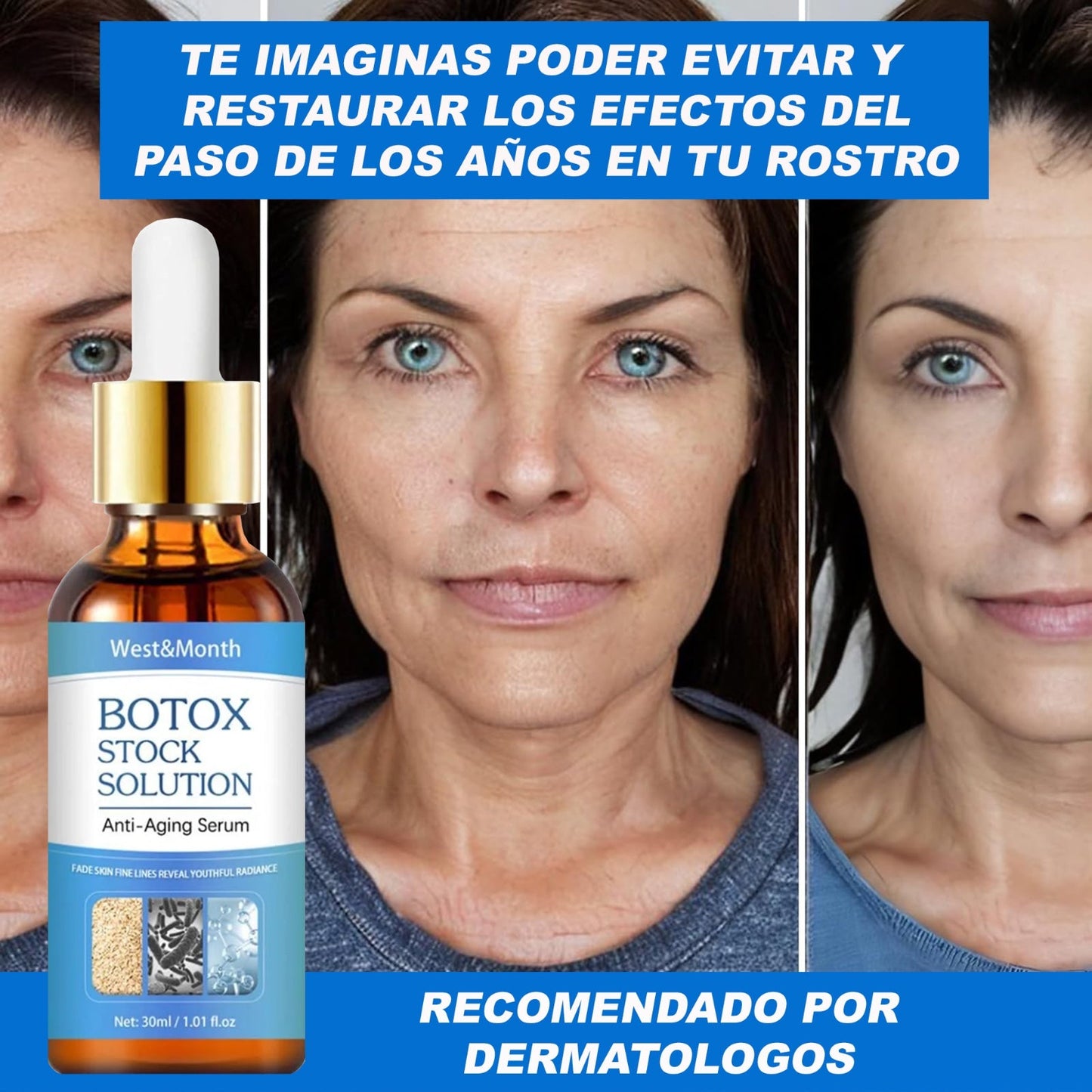 BOTOX SERUM ANTIEDAD – Reafirma, Suaviza Arrugas y Redefine tu Rostro ✨
