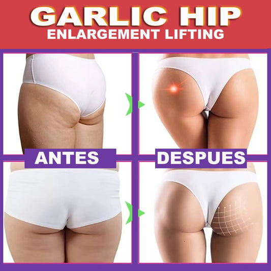 🔥 CONSIGUE GLÚTEOS MÁS FIRMES Y REDONDEADOS CON GARLIC HIP 100% NATURAL