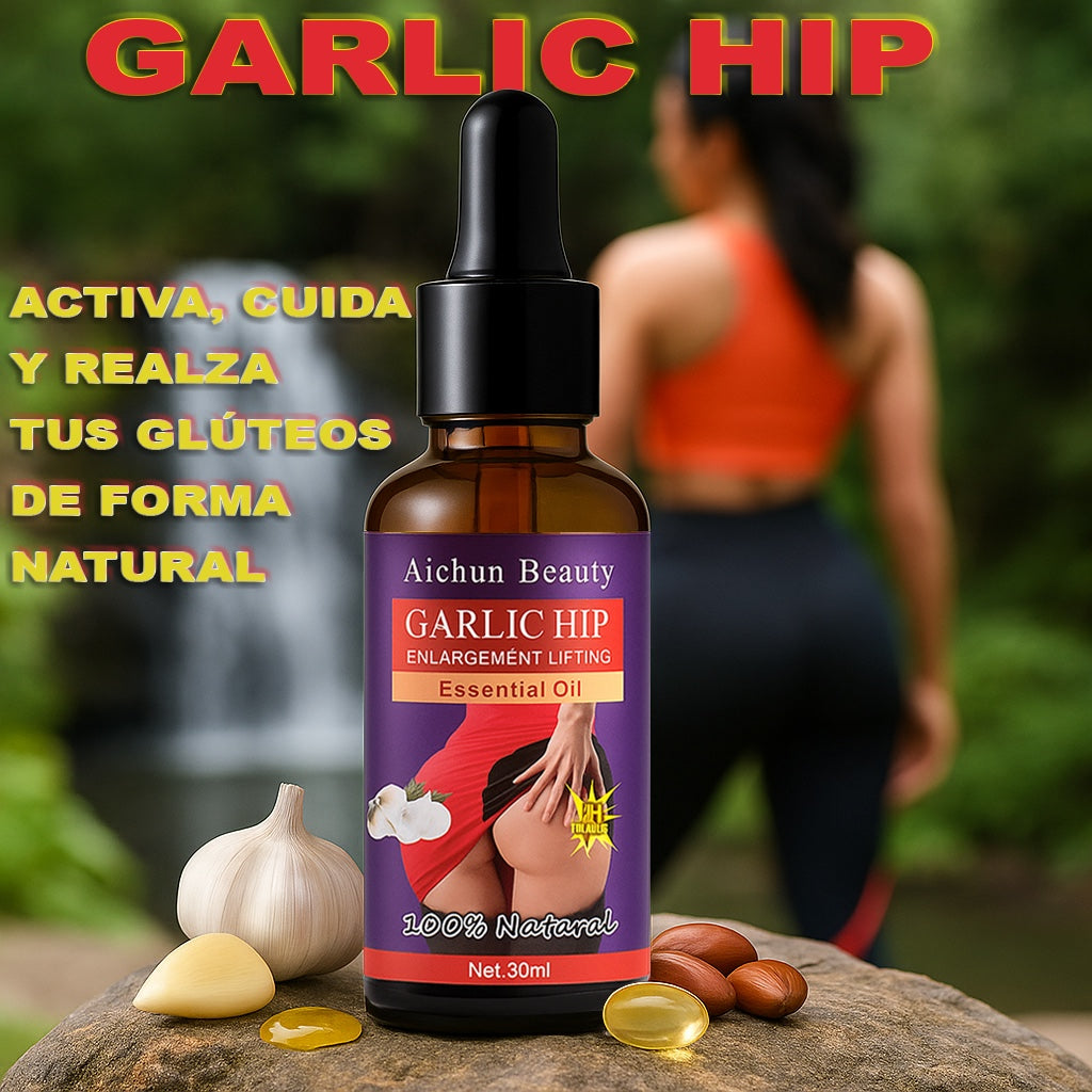 🔥 CONSIGUE GLÚTEOS MÁS FIRMES Y REDONDEADOS CON GARLIC HIP 100% NATURAL